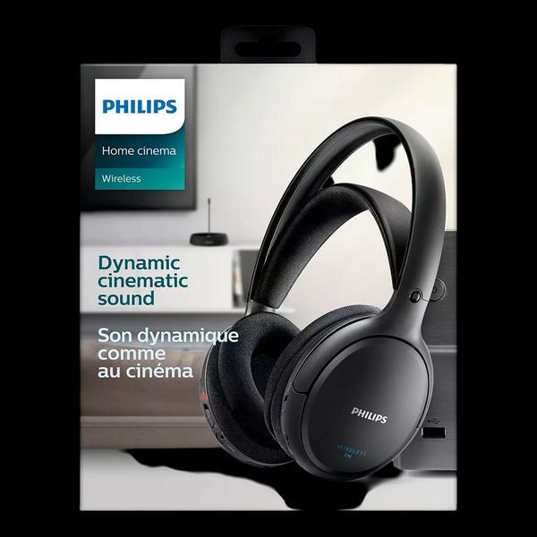 Wireless Hi-Fi Headphones Philips SHC5200/10, Black 216785 фото