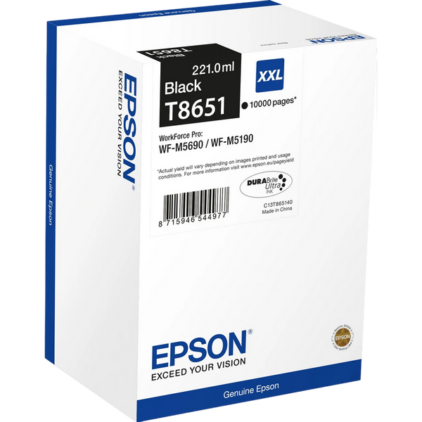 Ink Barva cartridge for Epson T8651 (WF-M5190/M5690) black compatible 113630 фото