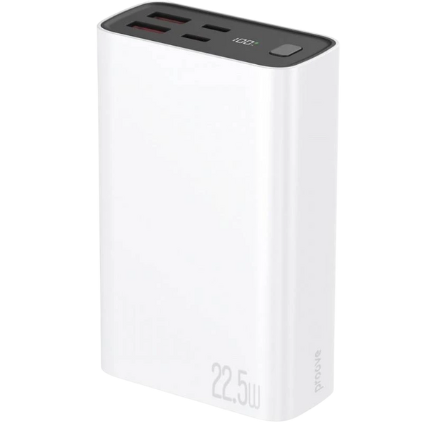 Acumulator extern 20000mAh Proove Hyper Flux 22.5W, White 243639 фото