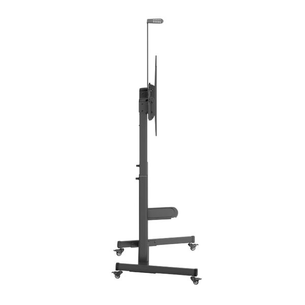 Display/TV Mount Stand Gembird TVS-100T-03, 60-100"; Black, VESA; max 120kg, TV floor stand with cas 246435 Imagini