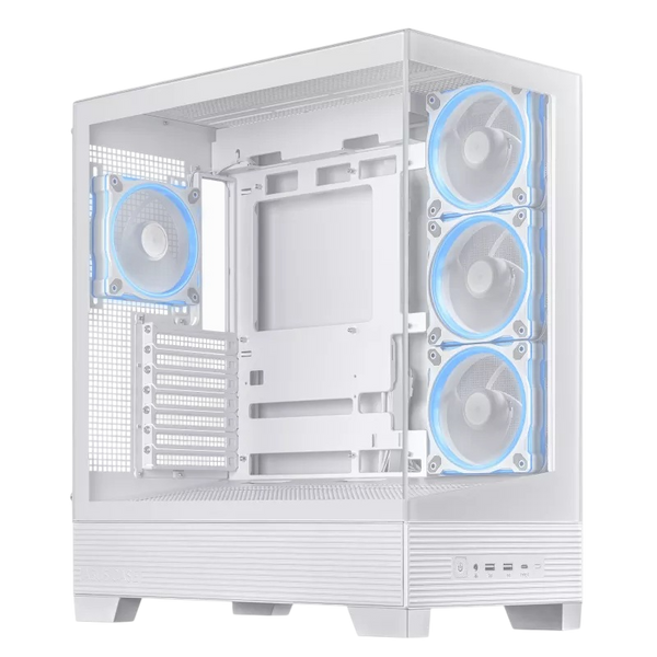 Case ATX Asus A31 PLUS TG ARGB WHITE, 4x120mm ARGB, ARGB Hub, Front Mesh, Tempered Glass, Headset ho 237149 фото
