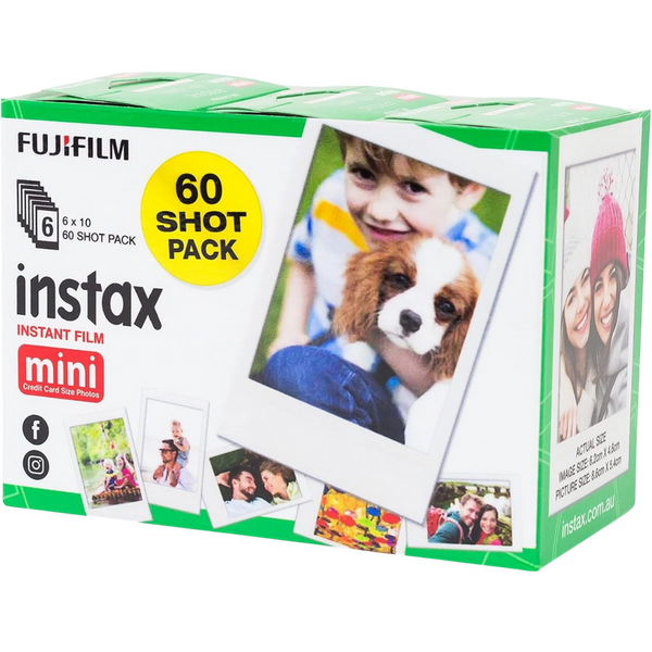 Fujifilm Instax Mini Instant Film Multi-Pack (60 shots) White 245346 Imagini