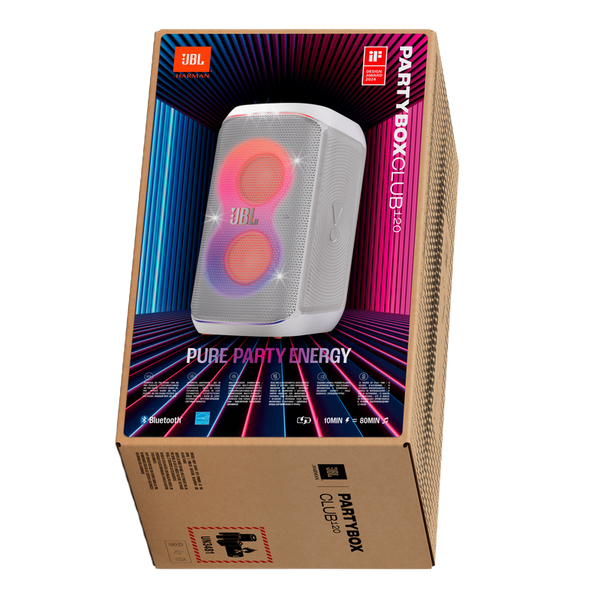 Portable Audio System JBL PartyBox CLUB 120, White UK 229928 Imagini