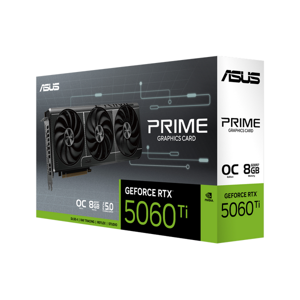VGA ASUS RTX5060Ti 8GB GDDR7 Prime OC (PRIME-RTX5060TI-O8G) 232026 Imagini
