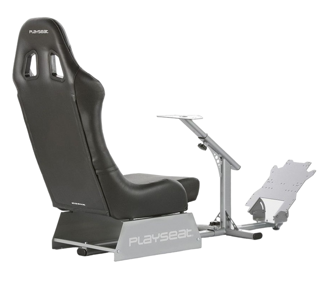 Gaming Chair Playseat Evolution, Racing simulator cockpit with GTR sitting position, Black 207360 фото