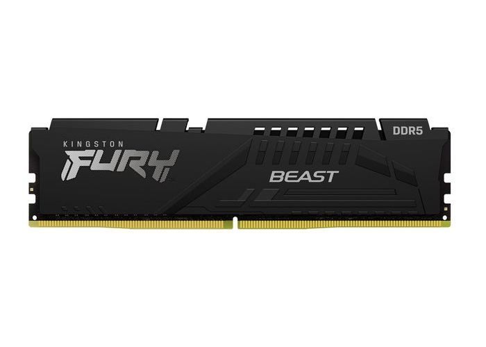 16GB DDR5-5600MHz Kingston FURY Beast (KF556C40BB-16), CL40-40-40, 1.25V, Intel XMP 3.0, Black 137154 фото