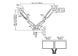 Table/desk stand for 2 monitors Barkan M142P, 13"-29" 75x75,100x100, up to 12kg 200565 фото 1