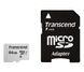 .64GB MicroSD (Class 10) UHS-I (U1),+SD adapter, Transcend "TS64GUSD300S-A" (R/W:95/45MB/s) 88408 фото 1