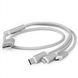 Cable 3-in-1 MicroUSB/Lightning/Type-C - AM, 1.0 m, SILVER, Cablexpert, CC-USB2-AM31-1M-S 89255 фото 1