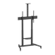 Display/TV Mount Stand Gembird TVS-100T-03, 60-100"; Black, VESA; max 120kg, TV floor stand with cas 246435 Imagini 6