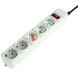 Surge Protector Gembird SPG3-B-6C, 5 Sockets, 1.8m, up to 250V AC, 16 A, Grey 203161 фото 5