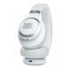 Headphones Bluetooth JBL LIVE660NC White, On-ear, active noise-cancelling 135404 фото 8
