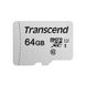 .64GB MicroSD (Class 10) UHS-I (U1),+SD adapter, Transcend "TS64GUSD300S-A" (R/W:95/45MB/s) 88408 фото 2