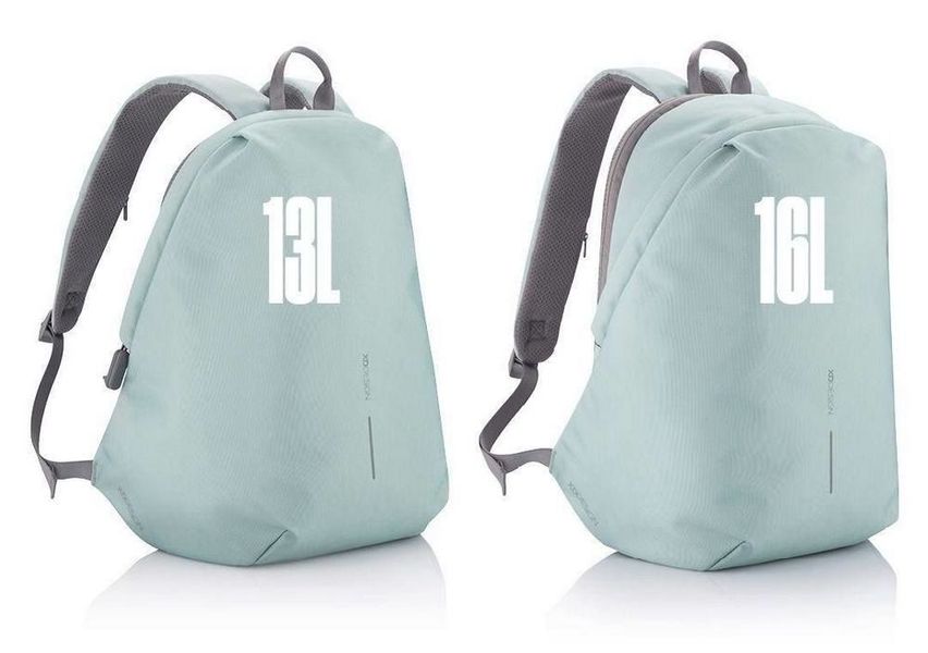 Backpack Bobby Soft, anti-theft, P705.797 for Laptop 15.6" & City Bags, Green 132037 фото