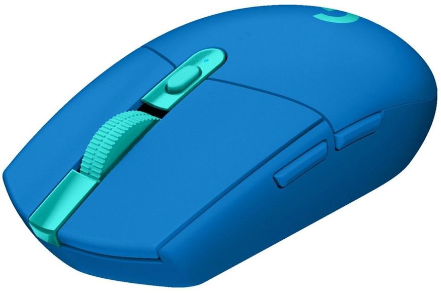 Wireless Gaming Mouse Logitech G305, Optical, 200-12000 dpi, 6 buttons, Ambidextrous, 1xAA, Blue 123858 фото