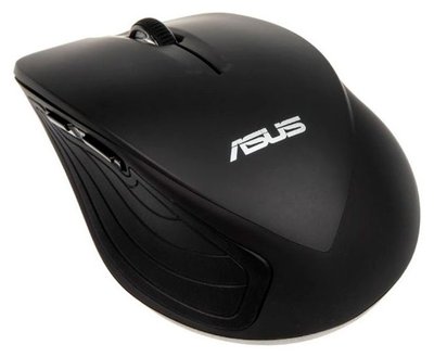 Wireless Mouse Asus WT465, Optical, 1000-1600 dpi, 5 buttons, Ergonomic, 1xAA, Black 96708 фото