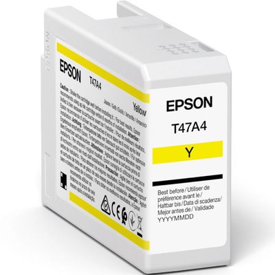 Ink Cartridge Epson T47A4 UltraChrome PRO 10 INK, for SC-P900, Yellow, C13T47A400 132557 фото