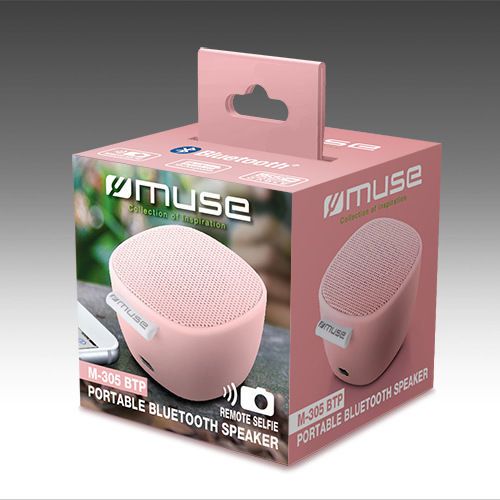 Portable Speaker MUSE M-305 BT, Pink 129124 фото