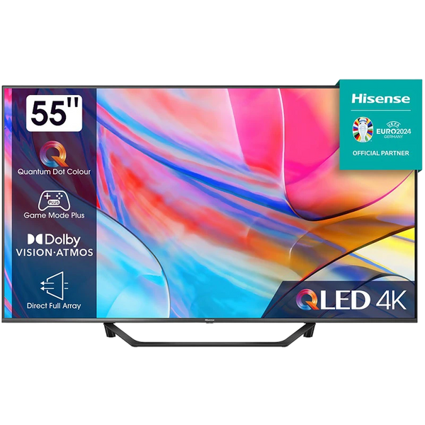 55" LED SMART TV Hisense 55A7KQ, QLED, 3840x2160, VIDAA OS, Gray 214443 фото