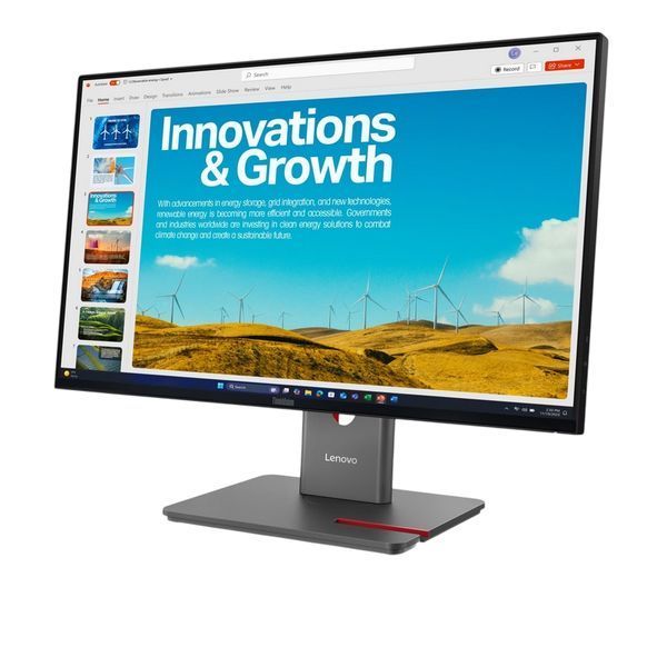 23.8" LENOVO ThinkVision P24QD-40, Black, IPS 2560x1440 120Hz,4ms, 300cd, HDR10, HDMI+DP+USB+TypeC, 256957 Imagini