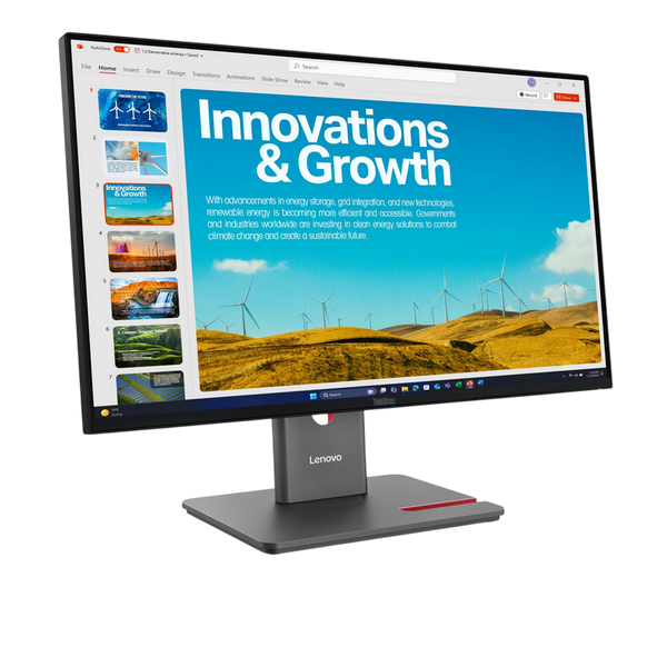 23.8" LENOVO ThinkVision P24QD-40, Black, IPS 2560x1440 120Hz,4ms, 300cd, HDR10, HDMI+DP+USB+TypeC, 256957 Imagini