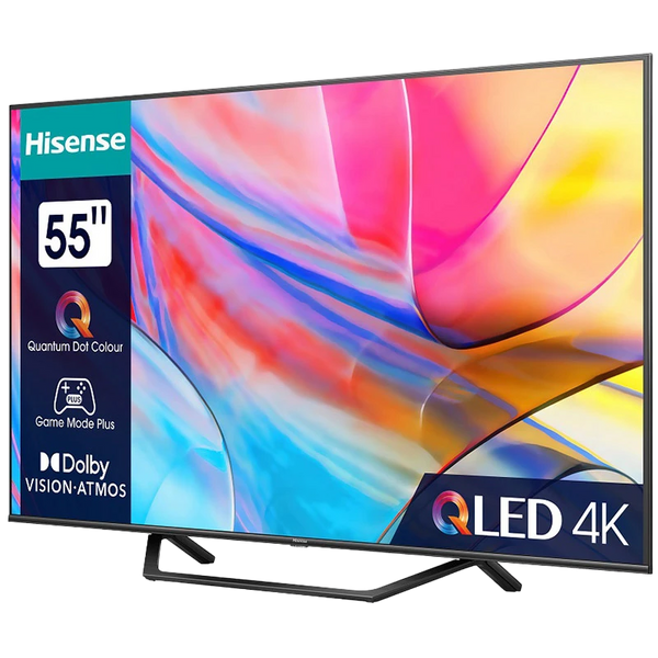 55" LED SMART TV Hisense 55A7KQ, QLED, 3840x2160, VIDAA OS, Gray 214443 фото