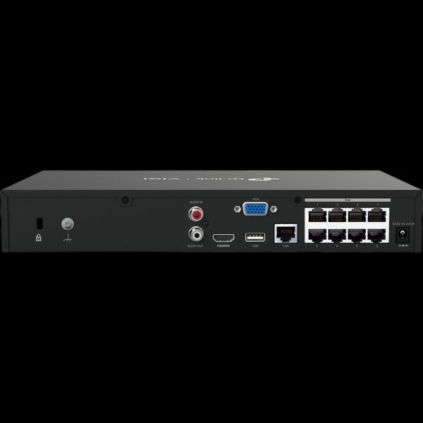 TP-Link 8 Channel Network Video Recorder "VIGI NVR1008H-8MP", 1xSATA, 8xPoE+, 113W Budget 206337 фото