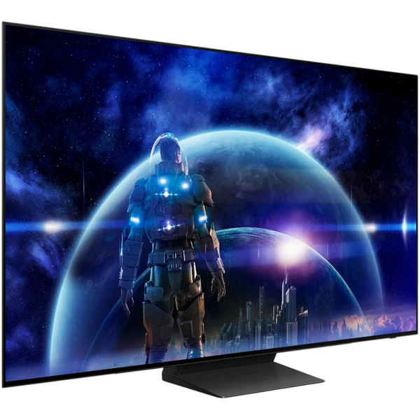 48" OLED SMART TV Samsung QE48S90HAEXUA, QD OLED, 4K UHD, Tizen OS, Black 264843 Imagini