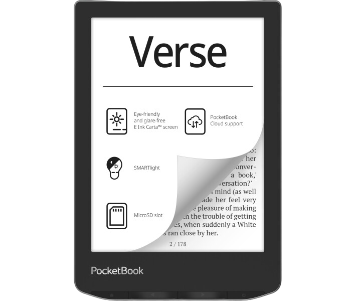PocketBook Verse, Mist Grey, 6" E Ink Carta (758x1024) 208327 фото