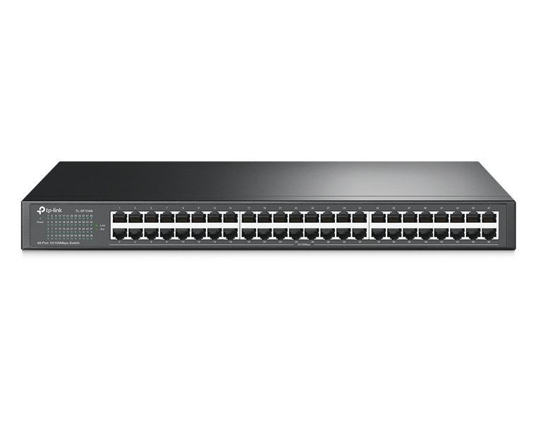 48-port 10/100Mbps Switch TP-LINK "TL-SF1048", 1U 19" Rack Mount, Metal Case 19558 Imagini