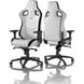Gaming Chair Noble Epic NBL-PU-WHT-001 White, User max load up to 120kg / height 165-180cm 123623 фото 1
