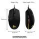 Gaming Mouse Logitech G102 Lightsync, 200-8000 dpi, 6 buttons, 85g, 1000Hz, Ambidextrous, Onboard me 114696 Imagini 6