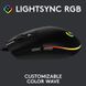 Gaming Mouse Logitech G102 Lightsync, Optical, 200-8000 dpi, 6 buttons, Ambidextrous, RGB, Black USB 114696 фото 9