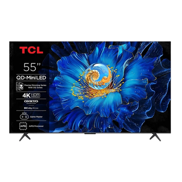 55" LED SMART TV TCL 55C61KS, Quantum Dot MiniLED, 4K UHD, Google TV, Black 249861 Imagini