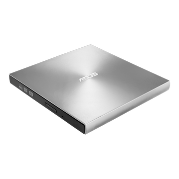 External Slim DVD-RW Drive ASUS ZenDrive U9M "SDRW-08U9M-U", Silver, (USB2.0), 13.9mm Ultraslim, USB Type C/A cables, Retail 269802 Imagini