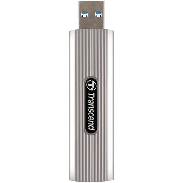.512GB Transcend Portable SSD ESD320A Silver, USB-A 3.1 10Gbps, Metallic Capless/Slider (68.2x19.7x 215121 Imagini