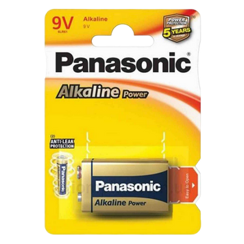 Crona 9V Panasonic "ALKALINE Power" Blister*1, Alkaline, 6LR61REB/1BP 220603 Imagini