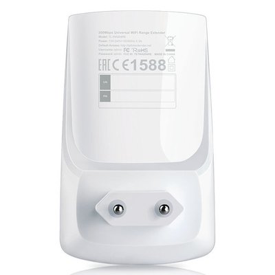 Wi-Fi N Range Extender TP-LINK "TL-WA854RE", 300Mbps, Integrated Power Plug 65543 фото