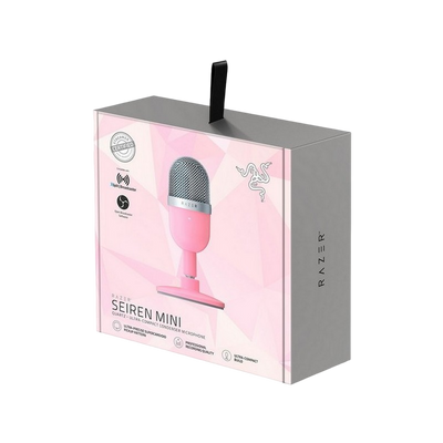 Microphones Razer Seiren Mini, Ultra-compact Streaming Microphone, USB, Pink 205522 фото