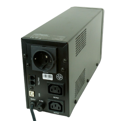 UPS Gembird EG-UPS-032 850VA/510W, Line Interactive, LCD, AVR, USB, 2xIEC, 1xSchuko 211485 фото