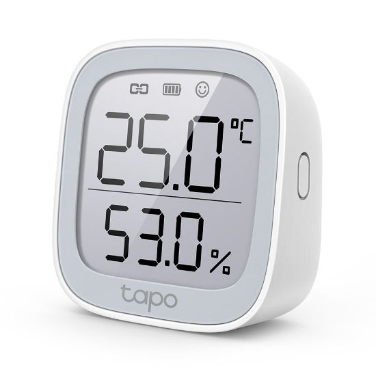 TP-Link Wireless Smart Temperature & Humidity Monitor "Tapo T315", 2.7" E-ink Display, White 202582 фото