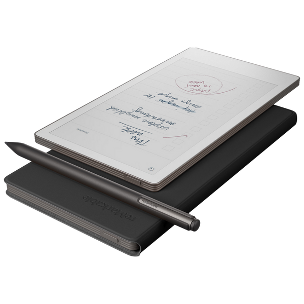 reMarkable Paper Pro Move 7.3" Bundle 2/64GB with Marker Plus Book Folio Cover, Leather Black 271564 фото