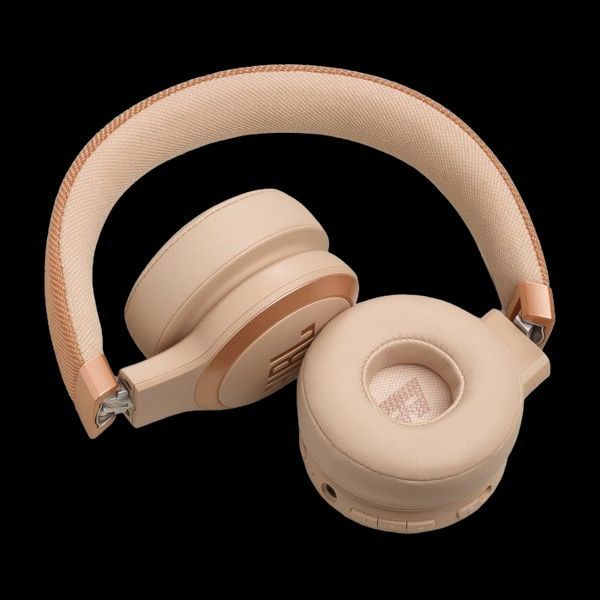 Headphones Bluetooth JBL LIVE670NC Sandstone, On-ear, active noise-cancelling 211935 Imagini