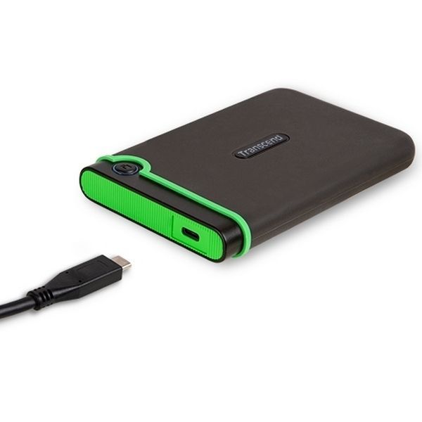 2.0TB (USB3.1/Type-C) 2.5" Transcend "StoreJet 25M3C", Iron Gray, Rubber Shock-Resistant, 1T Backup 111281 фото