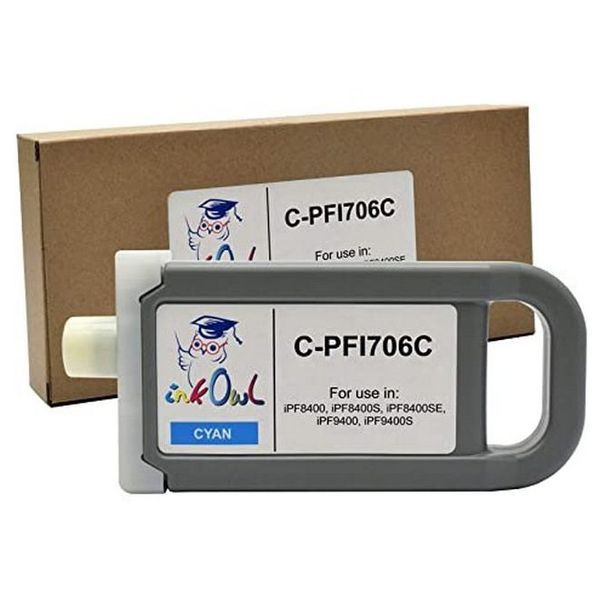 Ink Cartridge Canon PFI-706C, Cyan, 700ml for iPF84xx & iPF94xx series 5190 Imagini