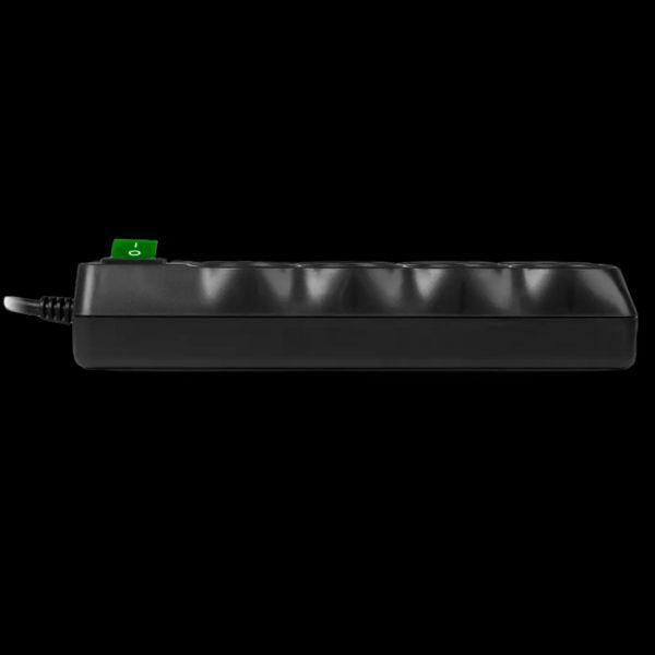 Surge Protector 8 Sockets, 1.8m, Sven "SF-08E-16", Black, flame-retardant material 205894 Imagini