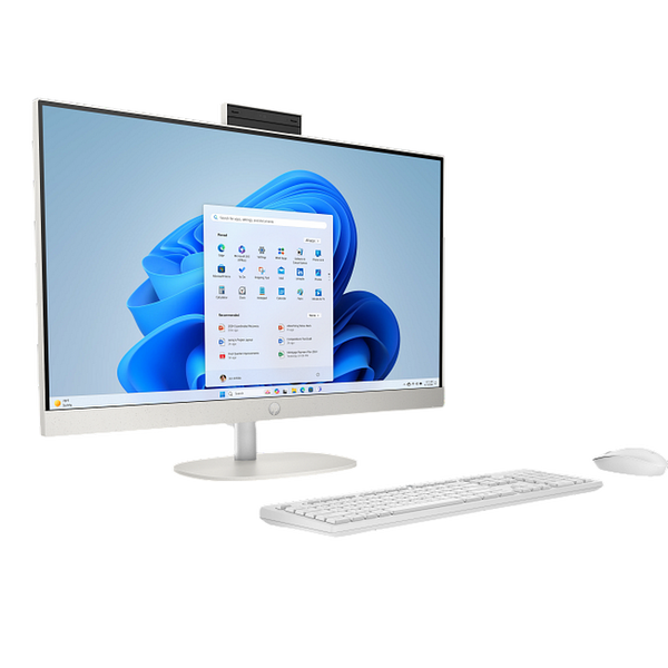HP AIO AI 27-cr2107ci White (27" FHD IPS Ultra 5 225U 1.5-4.8GHz, 16GB, 512GB SSD, Wireless KB&MS, F 250219 Imagini