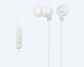Earphones SONY MDR-EX15AP, Mic on cable, 4pin 3.5mm jack L-shaped, Cable: 1.2m, White 128673 фото 1