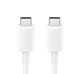 Type-C to Type-C Cable Samsung, 100W, White 135999 фото 1