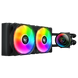 AIO Liquid Cooling Cougar "Poseidon Elite ARGB 240" (&le;33.5 dB(A), 62.53 CFM,2x120mm,ARGB,1850g) Blac 245177 Imagini 2